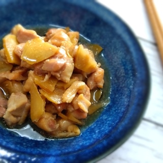 電気圧力鍋で鶏肉の甘辛生姜煮✢圧力３分